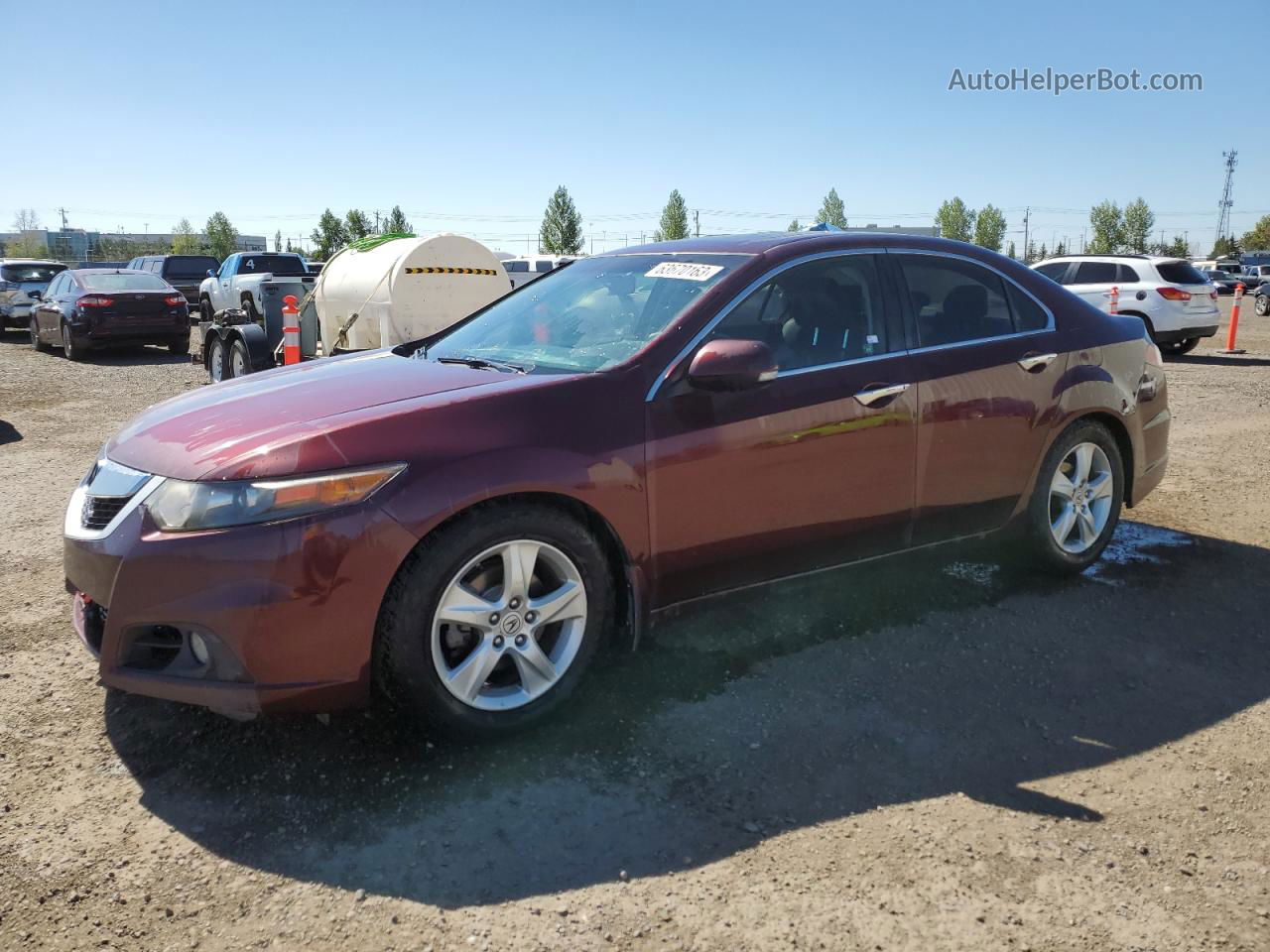 2009 Acura Tsx  Red vin: JH4CU26669C800191