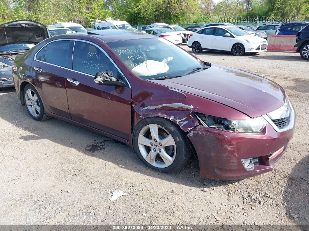 2009 Acura Tsx   Бордовый vin: JH4CU26679C003531