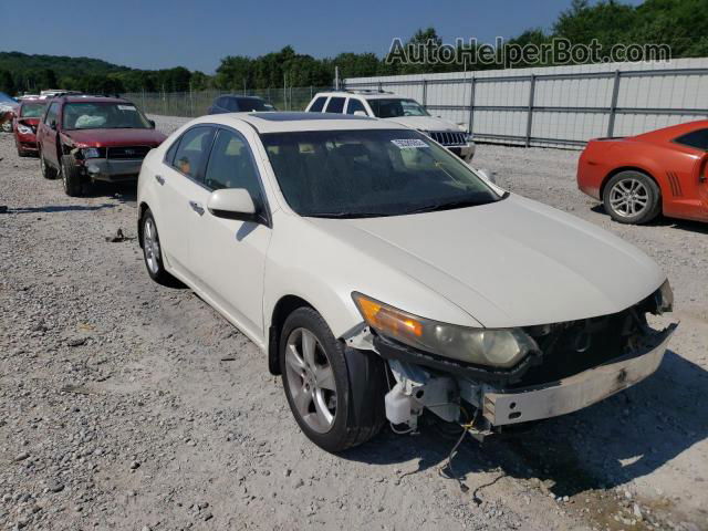 2009 Acura Tsx  White vin: JH4CU26679C003934