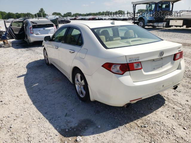 2009 Acura Tsx  White vin: JH4CU26679C003934