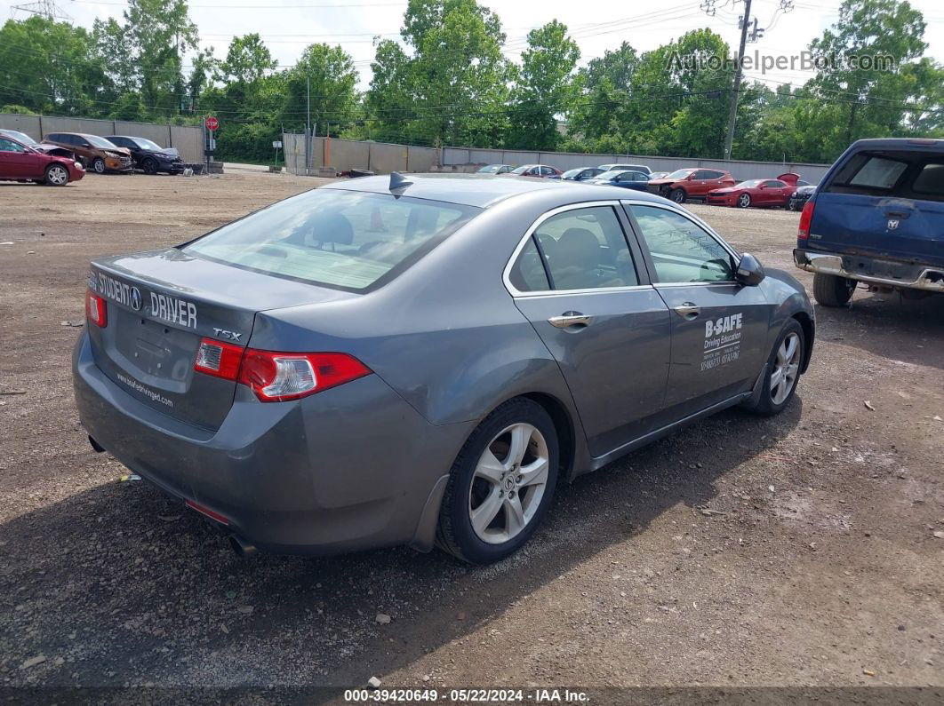 2009 Acura Tsx   Gray vin: JH4CU26679C010818