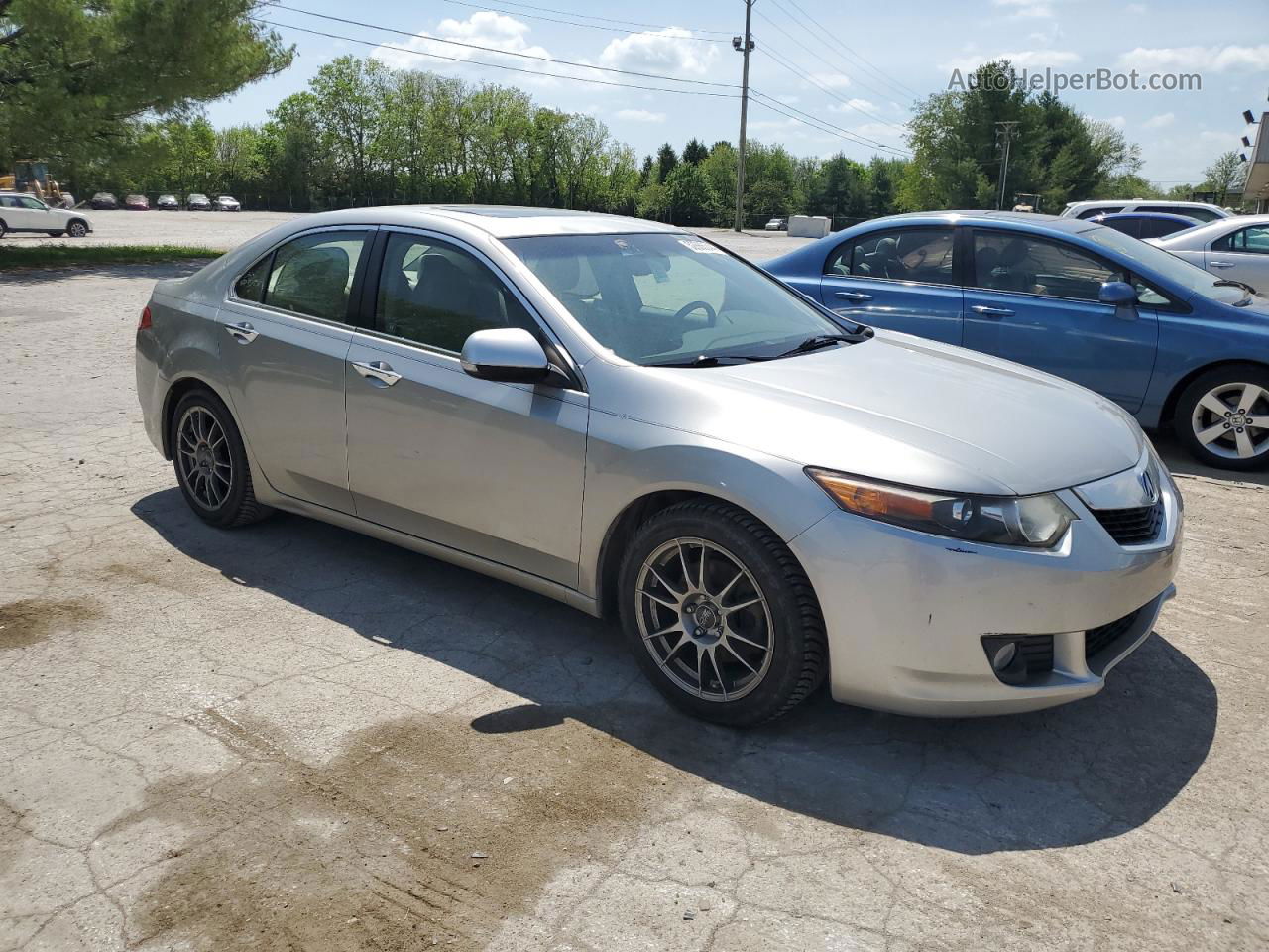 2009 Acura Tsx  Silver vin: JH4CU26679C011998