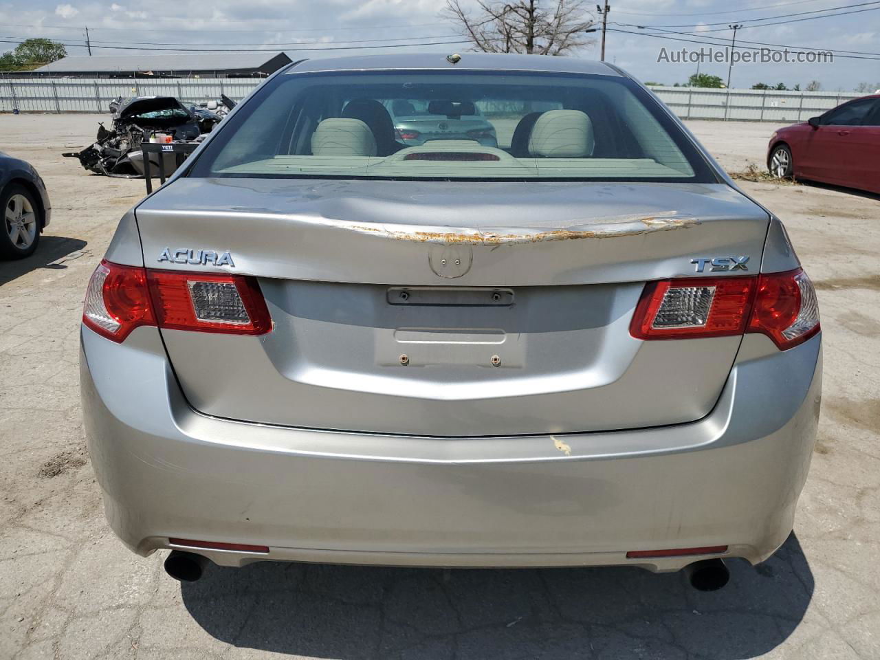 2009 Acura Tsx  Silver vin: JH4CU26679C011998