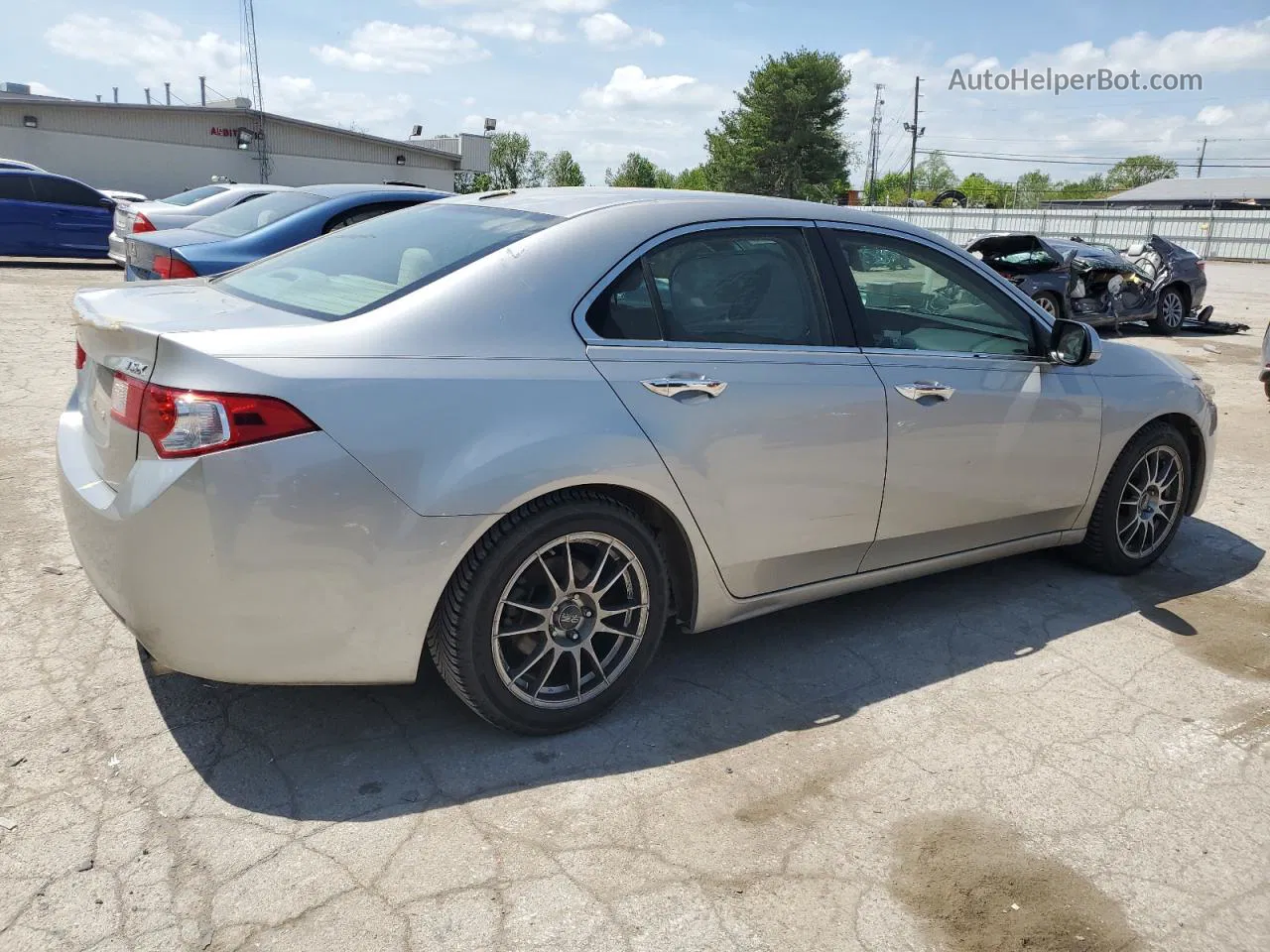 2009 Acura Tsx  Silver vin: JH4CU26679C011998