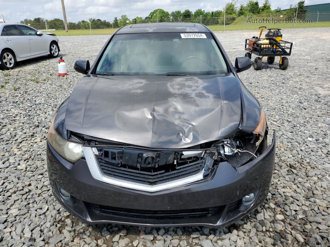 2009 Acura Tsx  Gray vin: JH4CU26679C015081