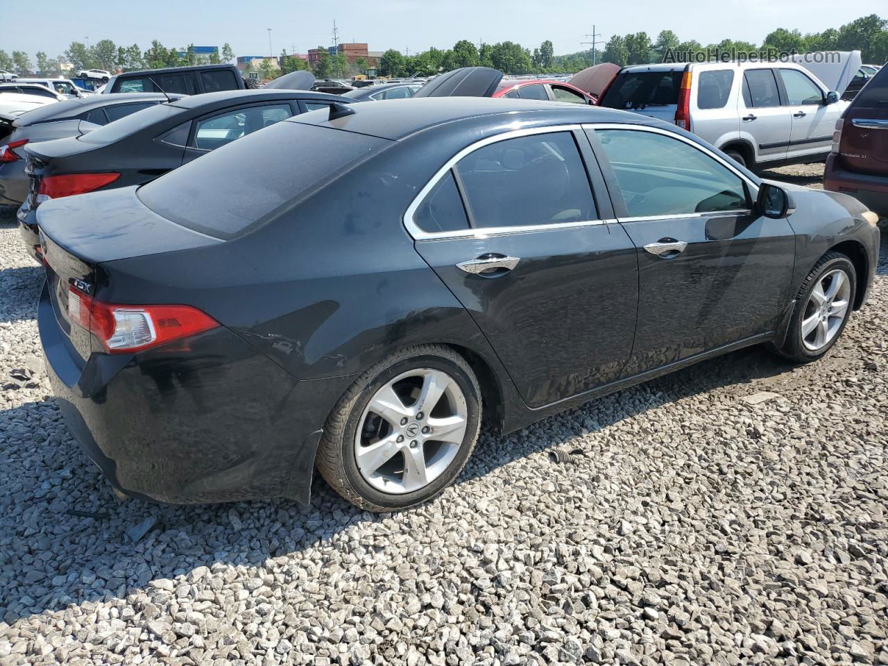 2009 Acura Tsx  Черный vin: JH4CU26679C019227