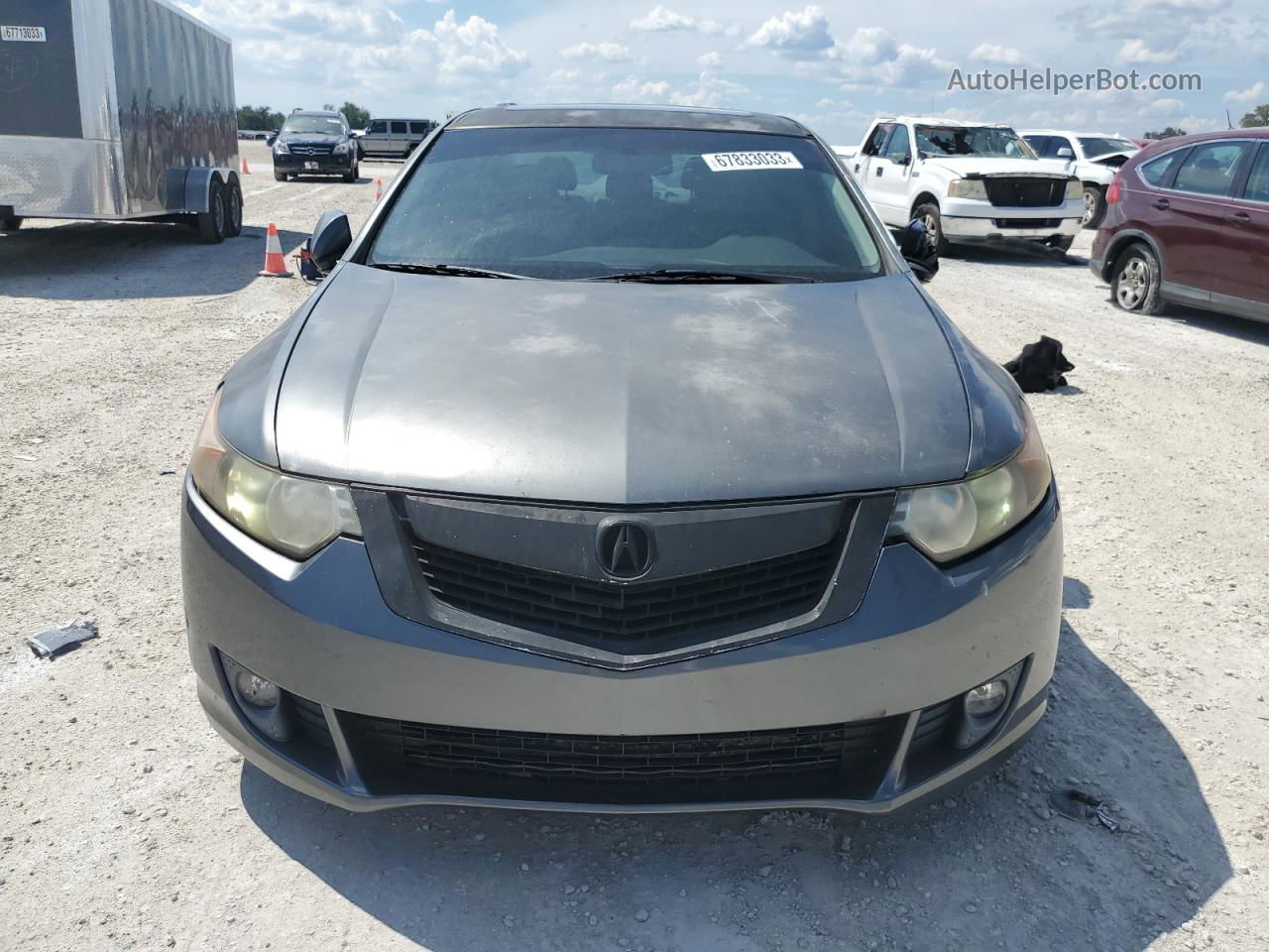 2009 Acura Tsx  Серый vin: JH4CU26679C032348