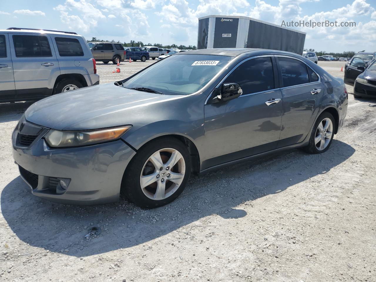 2009 Acura Tsx  Серый vin: JH4CU26679C032348