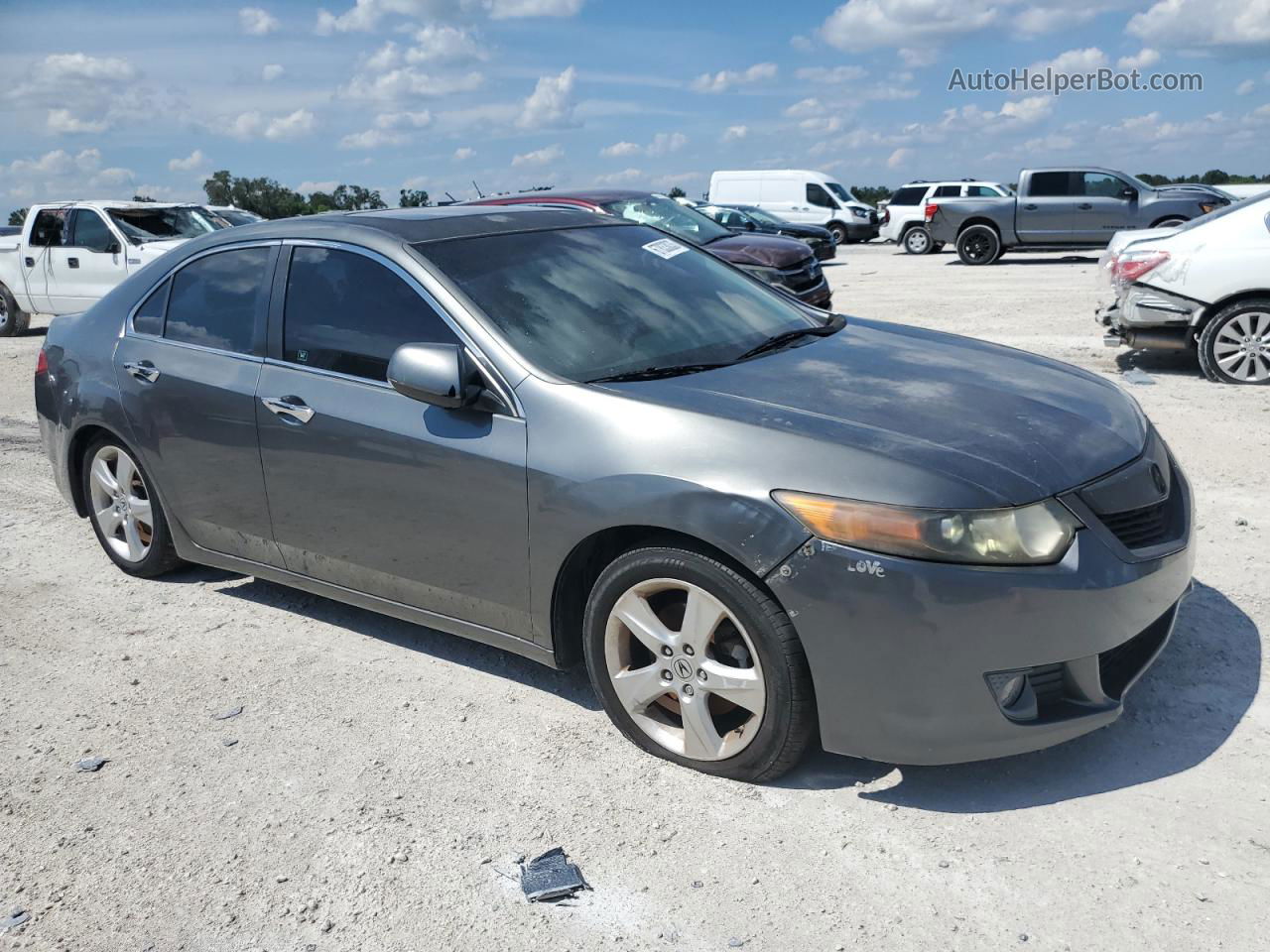 2009 Acura Tsx  Gray vin: JH4CU26679C032348