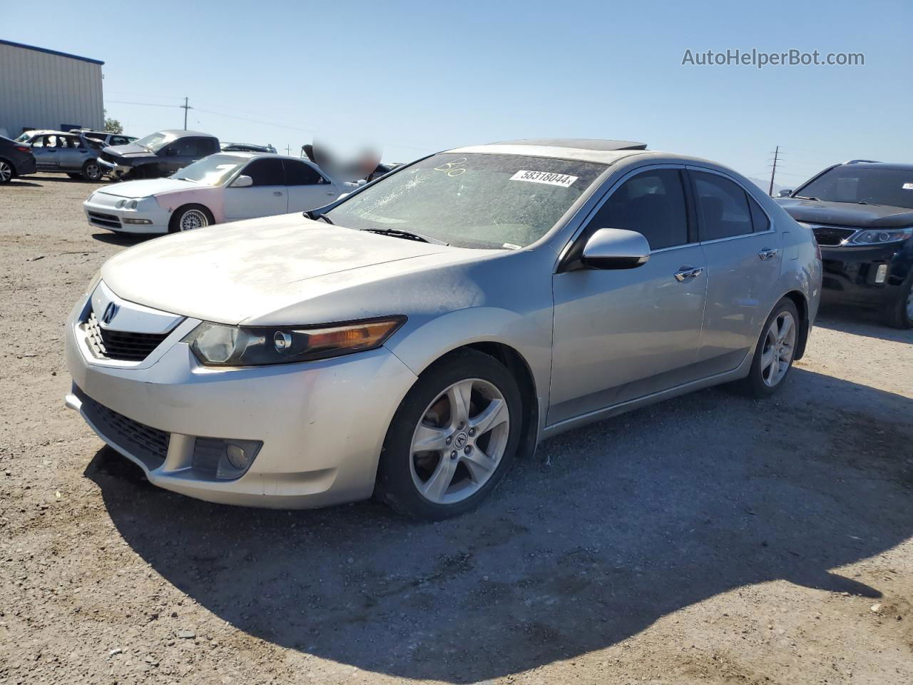 2009 Acura Tsx  Silver vin: JH4CU26689C005580