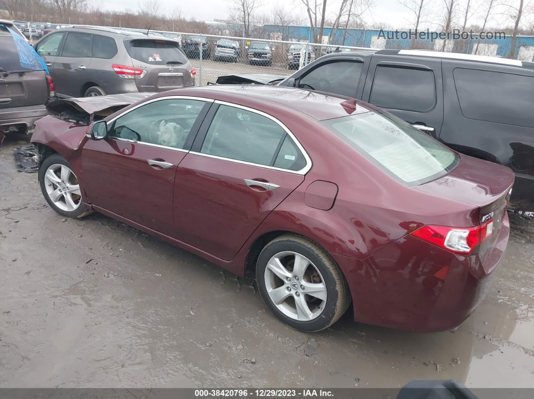 2009 Acura Tsx   Burgundy vin: JH4CU26689C016885