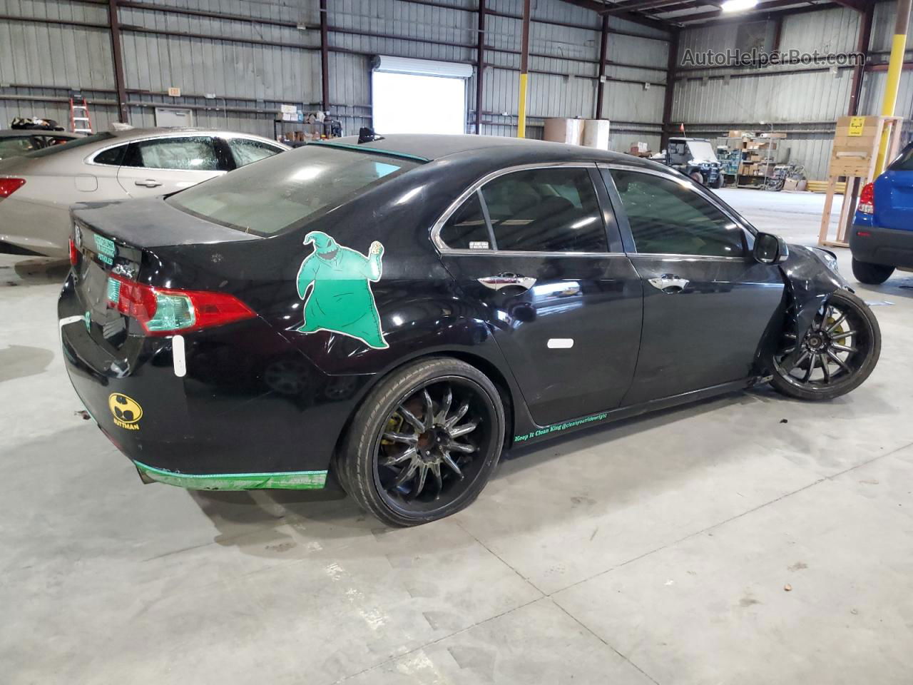 2009 Acura Tsx  Black vin: JH4CU26689C018393