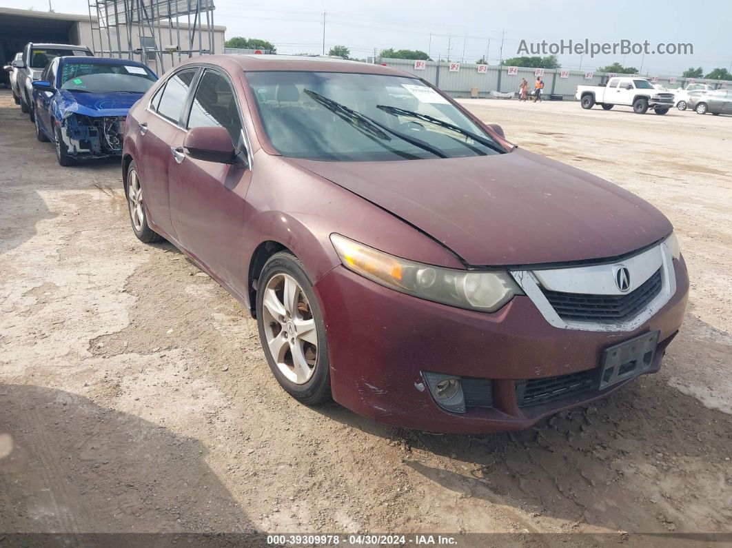 2009 Acura Tsx   Maroon vin: JH4CU26699C010125