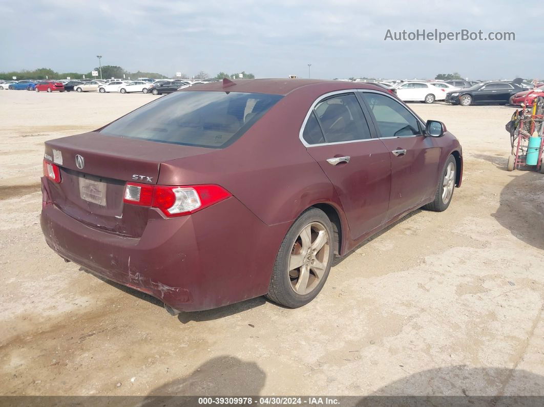 2009 Acura Tsx   Maroon vin: JH4CU26699C010125