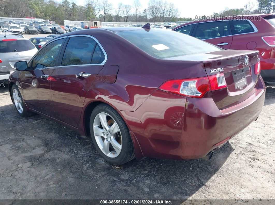 2009 Acura Tsx   Бордовый vin: JH4CU26699C015339