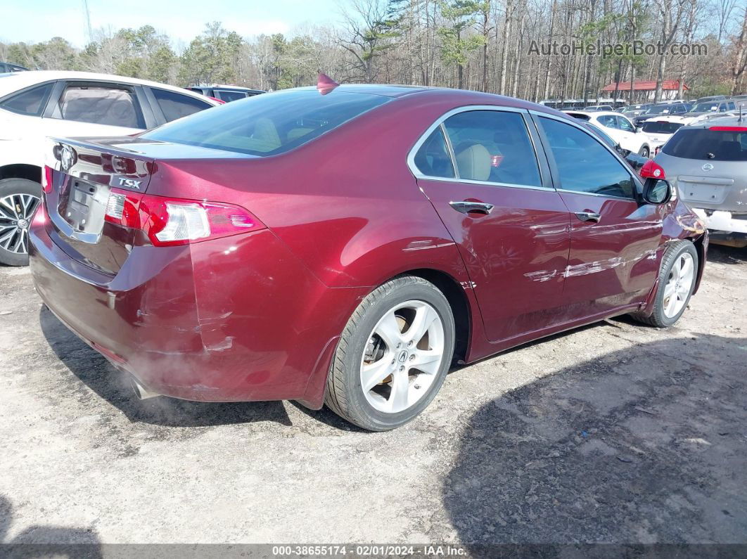 2009 Acura Tsx   Burgundy vin: JH4CU26699C015339