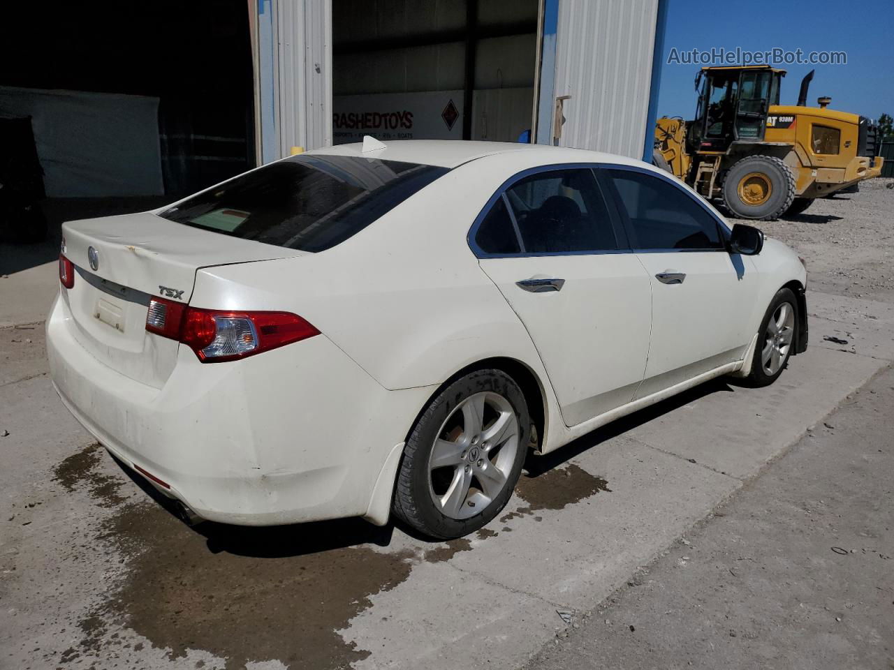 2009 Acura Tsx  White vin: JH4CU26699C016989