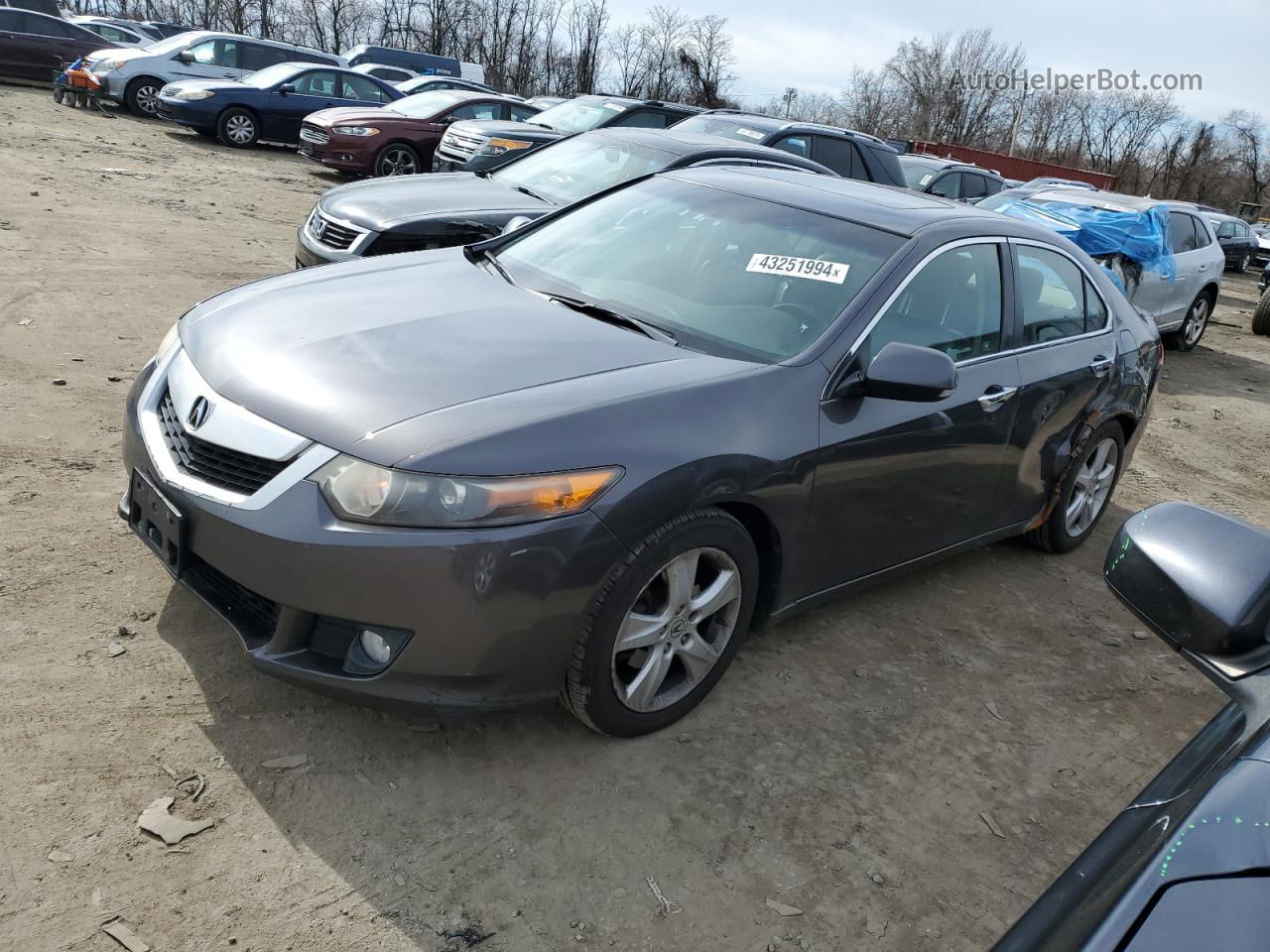 2009 Acura Tsx  Gray vin: JH4CU266X9C007167