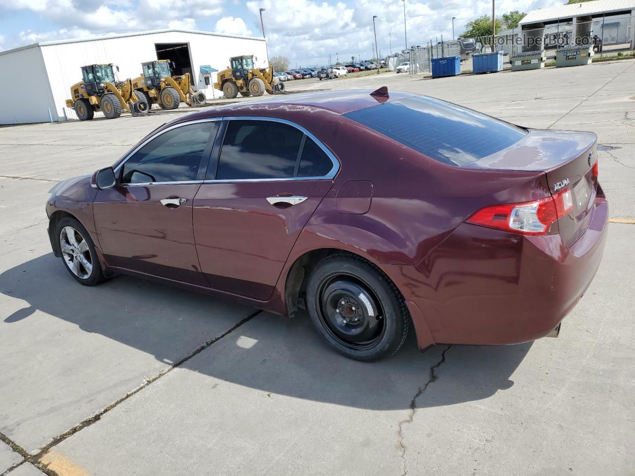 2009 Acura Tsx  Burgundy vin: JH4CU266X9C011140