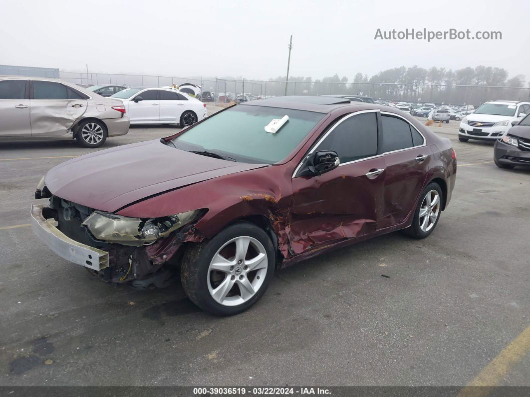 2009 Acura Tsx   Бордовый vin: JH4CU266X9C012708