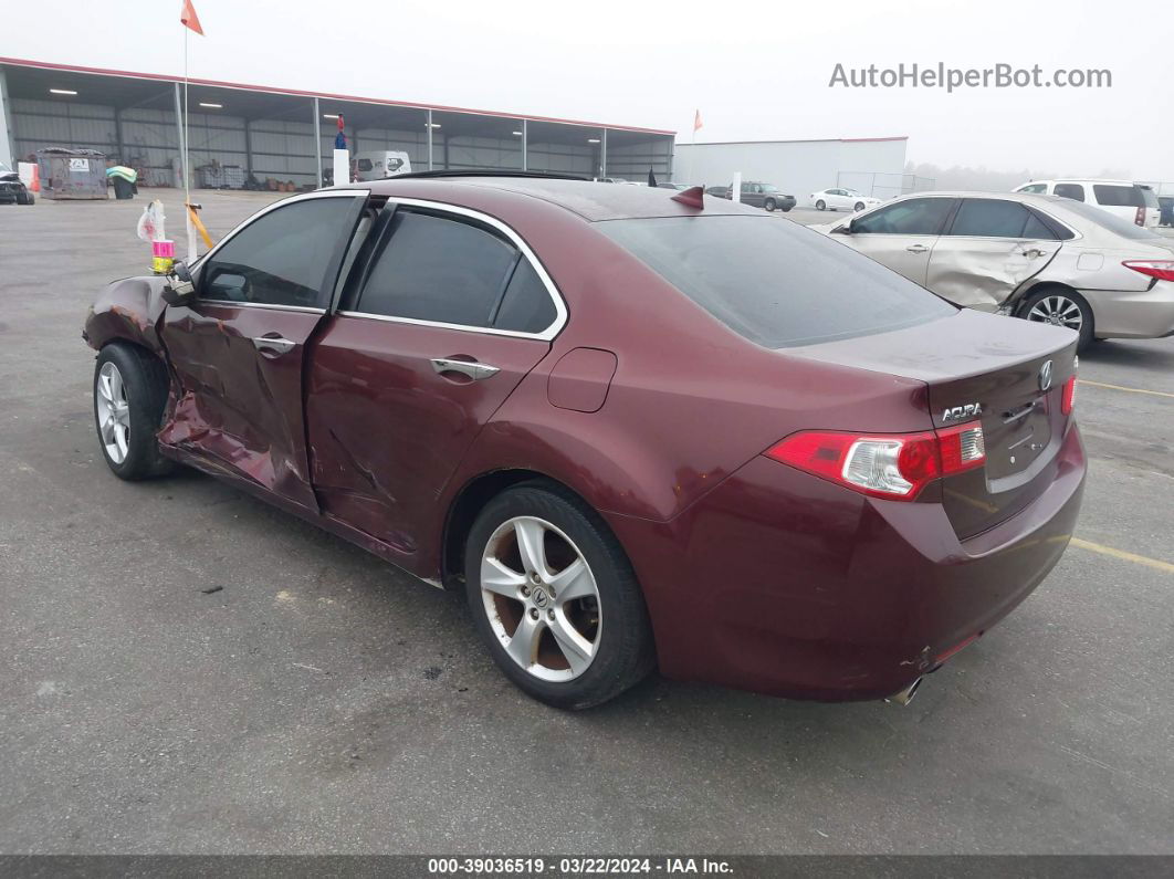 2009 Acura Tsx   Бордовый vin: JH4CU266X9C012708