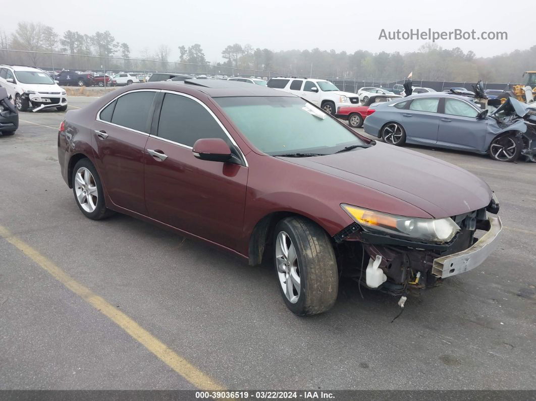 2009 Acura Tsx   Бордовый vin: JH4CU266X9C012708