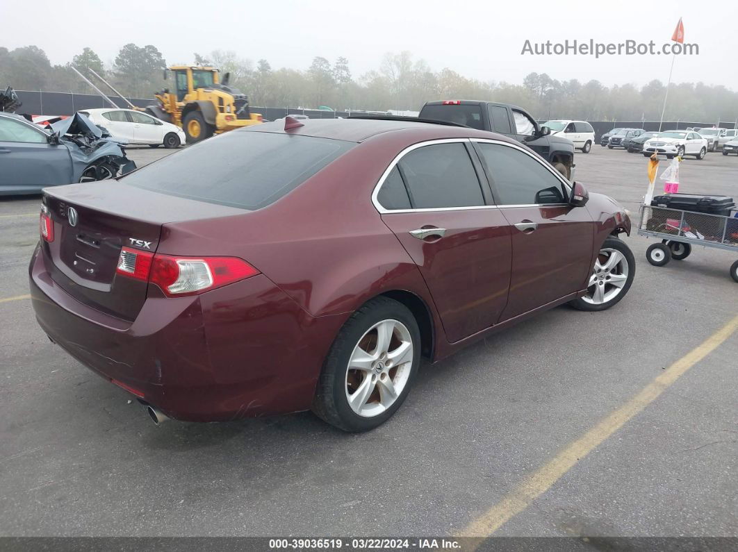 2009 Acura Tsx   Бордовый vin: JH4CU266X9C012708