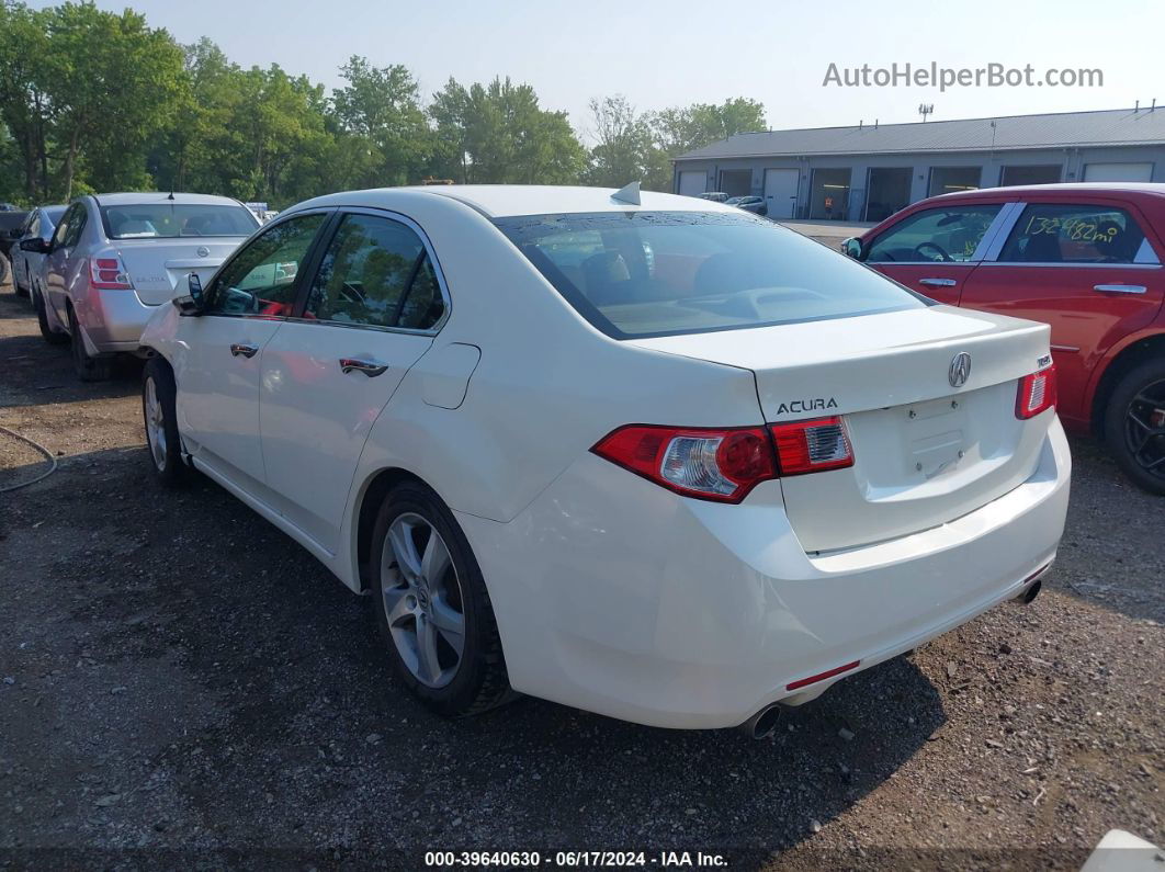 2009 Acura Tsx   White vin: JH4CU266X9C012921