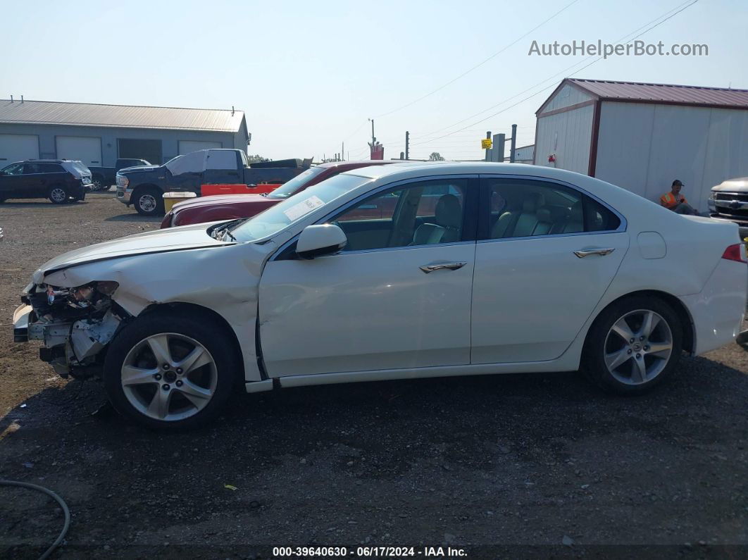 2009 Acura Tsx   White vin: JH4CU266X9C012921