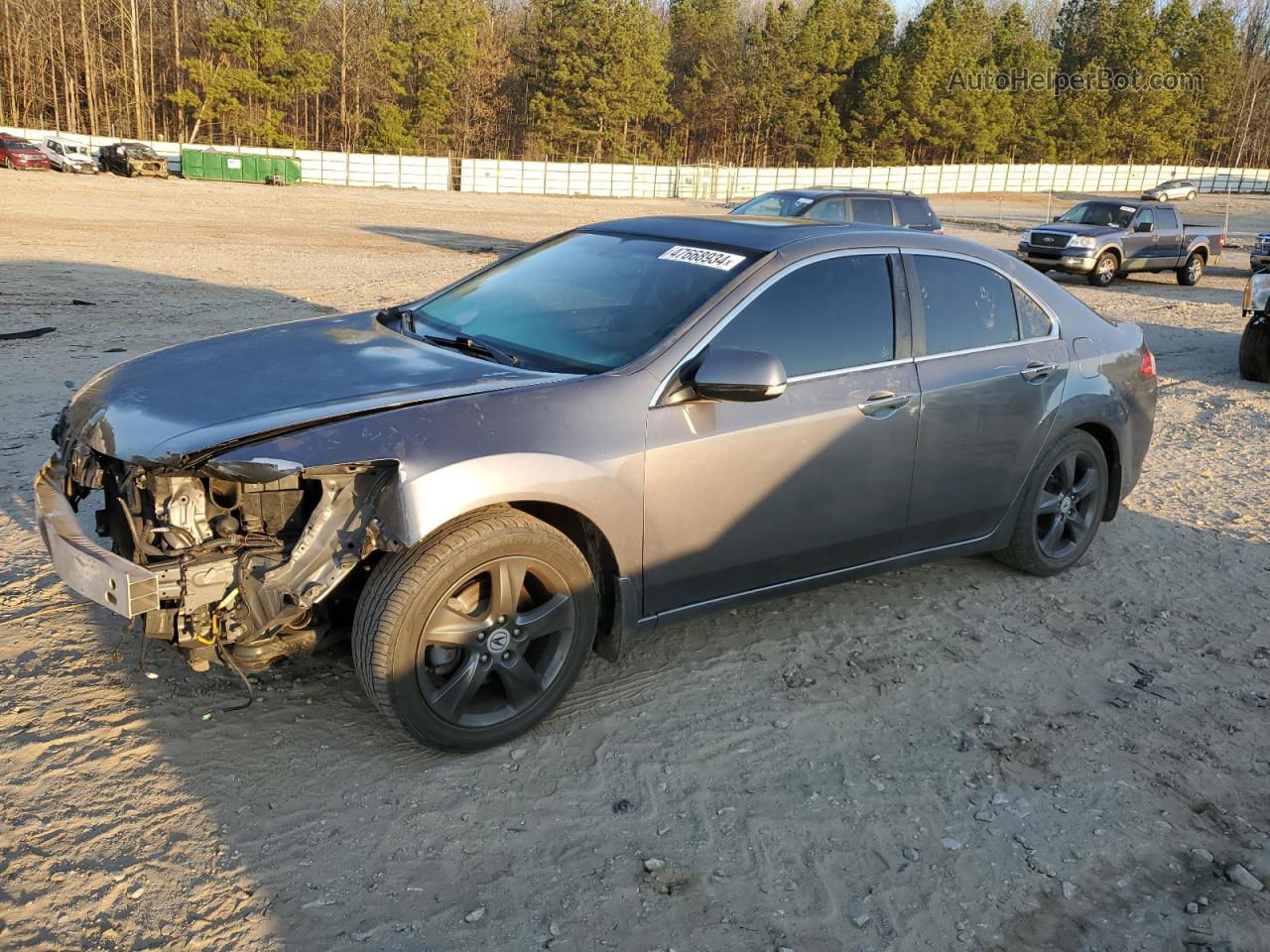 2010 Acura Tsx  Gray vin: JH4CU2E60AC036859