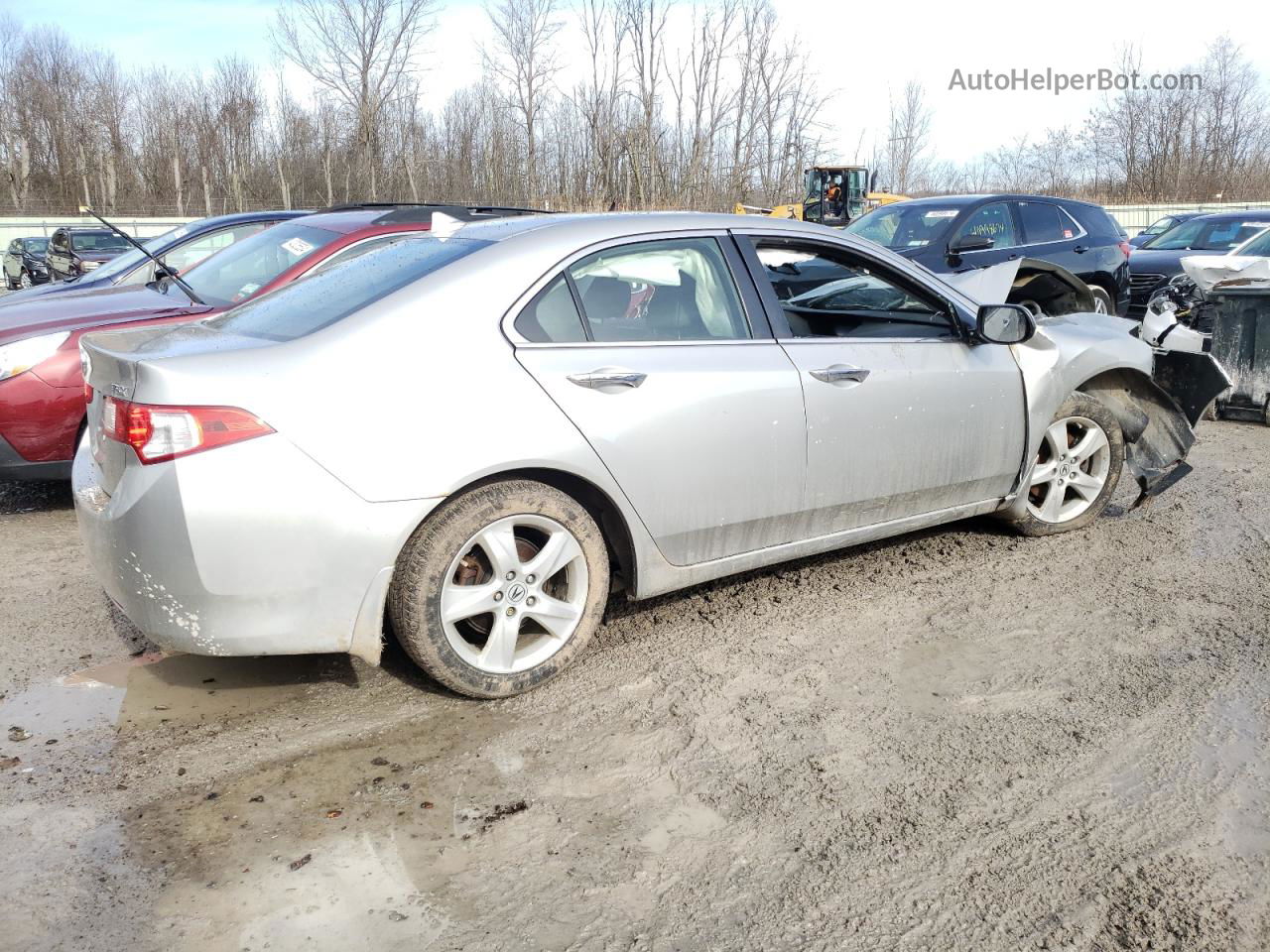 2010 Acura Tsx  Silver vin: JH4CU2E62AC012627