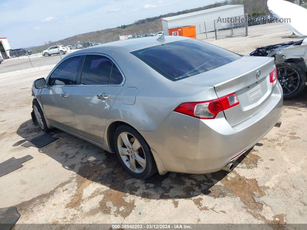 2010 Acura Tsx 2.4 Silver vin: JH4CU2E66AC029771