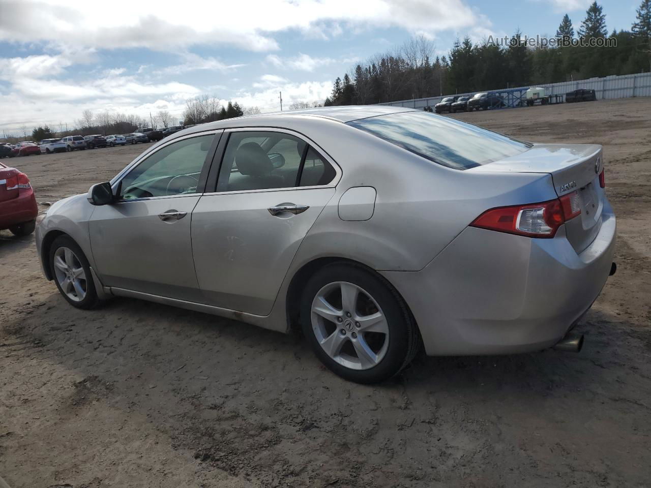 2010 Acura Tsx  Silver vin: JH4CU2F56AC800266