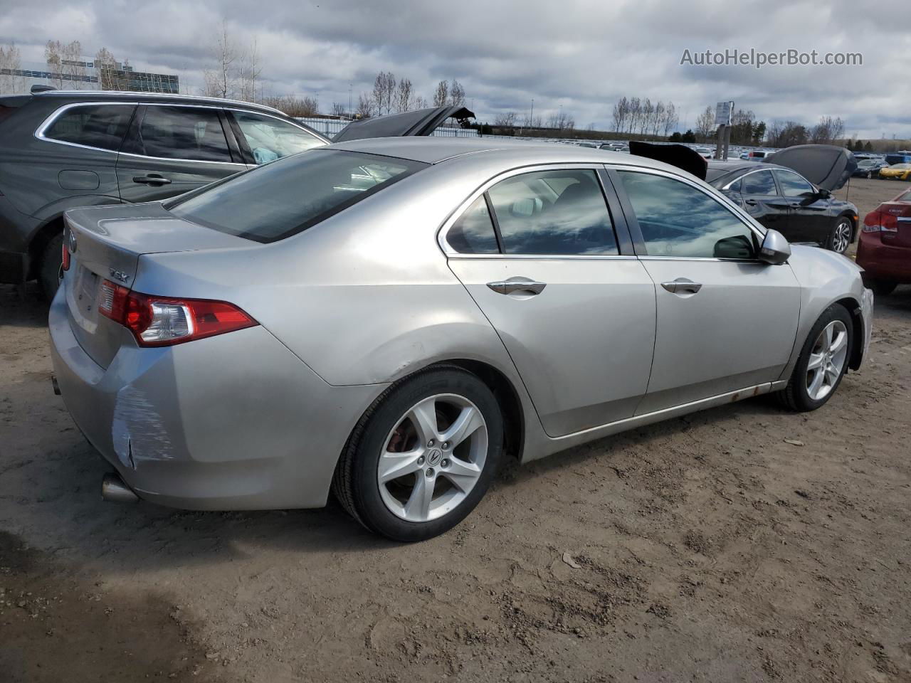 2010 Acura Tsx  Silver vin: JH4CU2F56AC800266