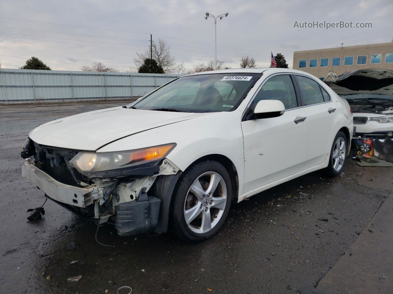 2010 Acura Tsx  White vin: JH4CU2F60AC005240