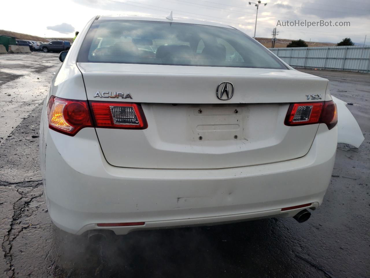 2010 Acura Tsx  White vin: JH4CU2F60AC005240