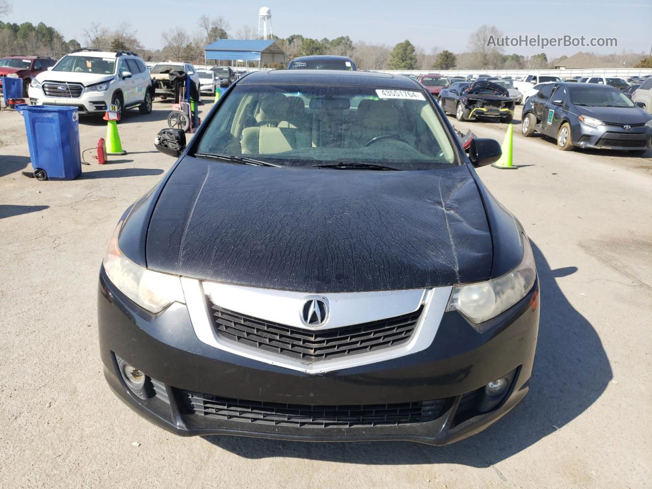 2010 Acura Tsx  Black vin: JH4CU2F60AC006596