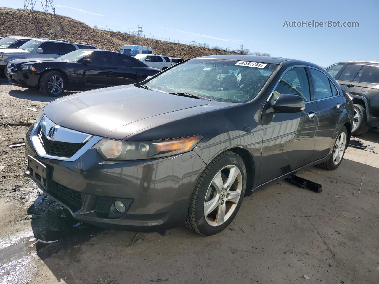 2010 Acura Tsx  Серый vin: JH4CU2F60AC008736