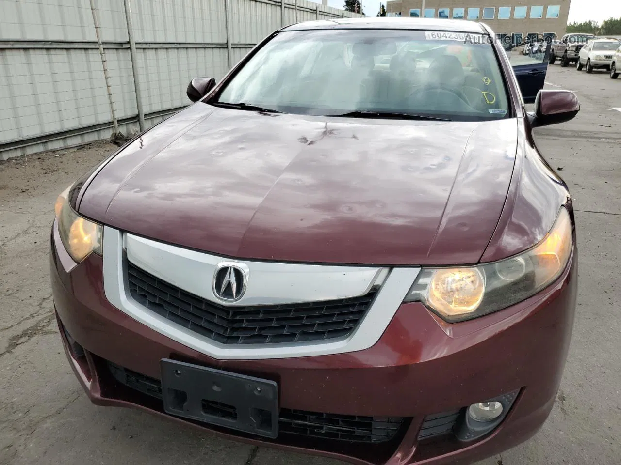 2010 Acura Tsx  Maroon vin: JH4CU2F60AC014746