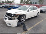 2010 Acura Tsx 2.4 White vin: JH4CU2F60AC017405