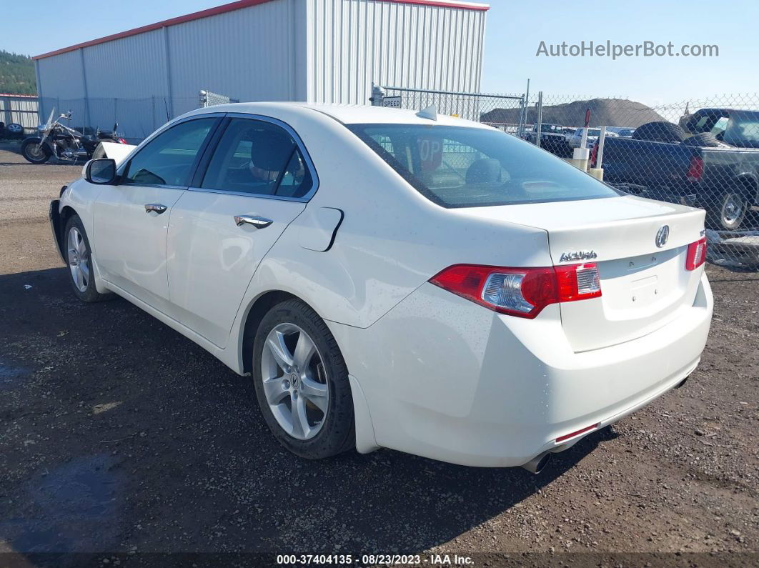 2010 Acura Tsx   White vin: JH4CU2F60AC022958