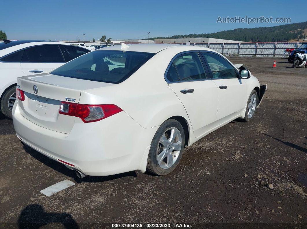 2010 Acura Tsx   White vin: JH4CU2F60AC022958