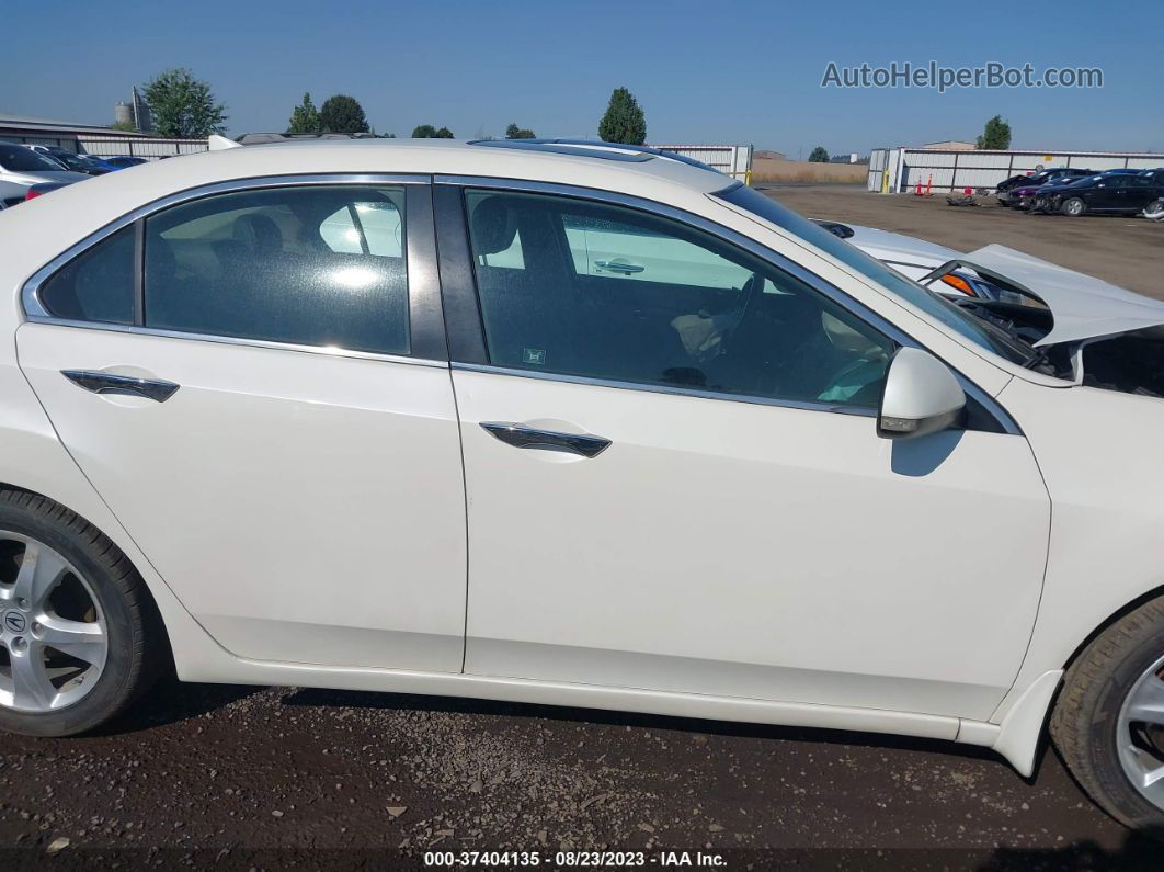 2010 Acura Tsx   White vin: JH4CU2F60AC022958