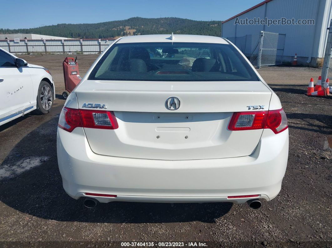 2010 Acura Tsx   White vin: JH4CU2F60AC022958