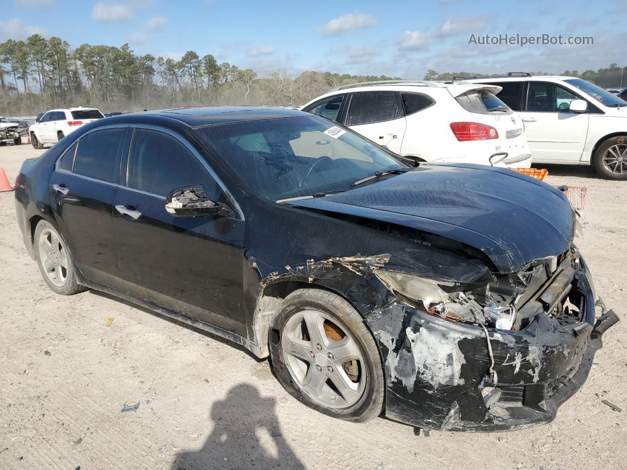 2010 Acura Tsx  Black vin: JH4CU2F60AC031918