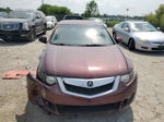 2010 Acura Tsx  Burgundy vin: JH4CU2F61AC002072