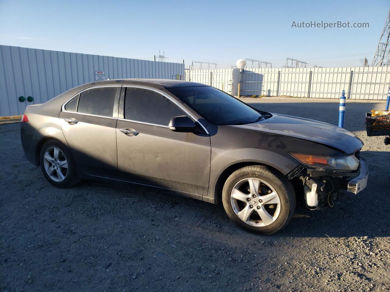 2010 Acura Tsx  Серый vin: JH4CU2F61AC019101