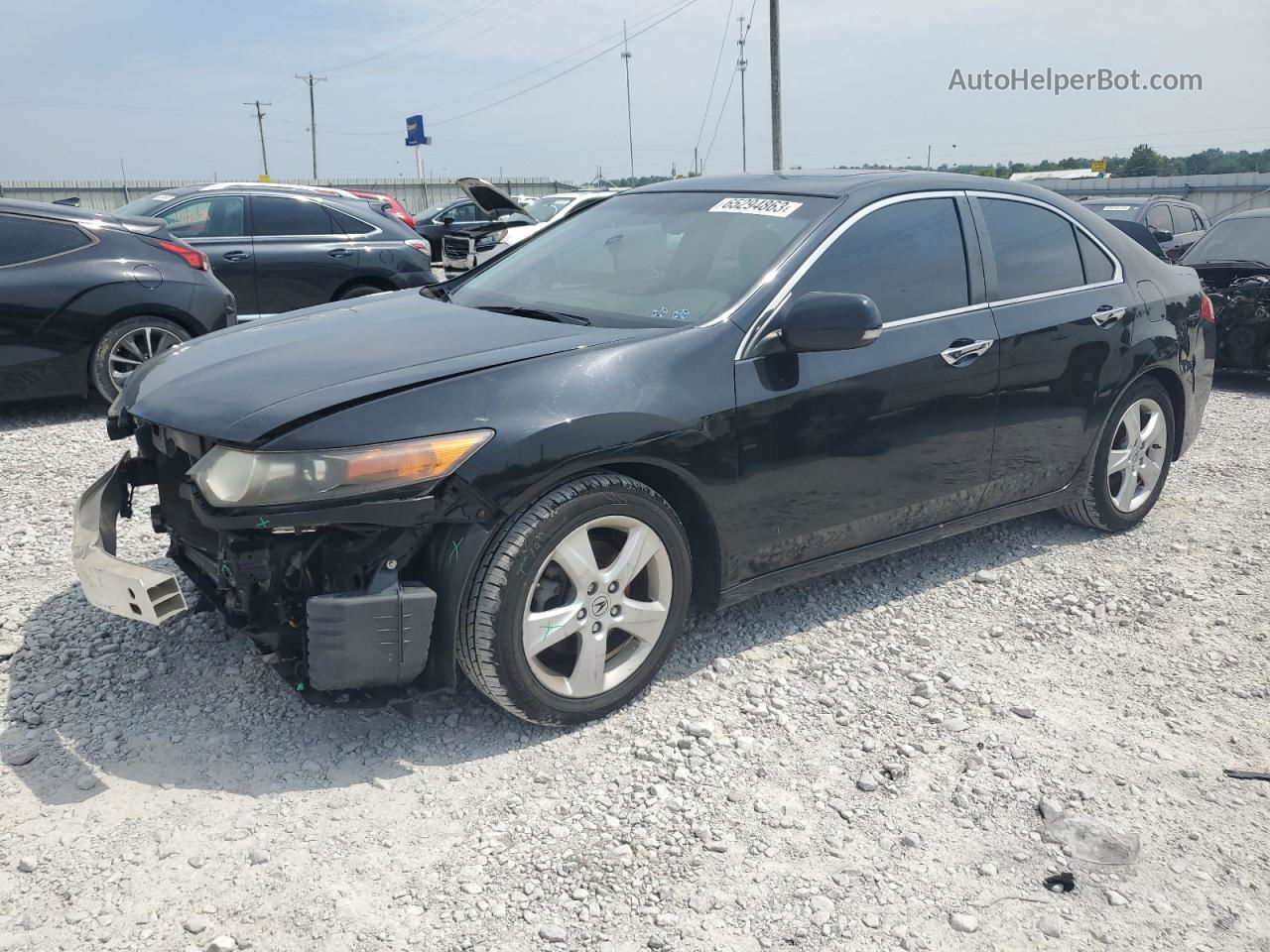 2010 Acura Tsx  Black vin: JH4CU2F61AC020636