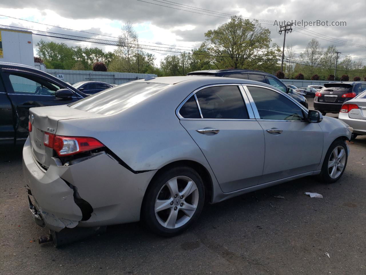 2010 Acura Tsx  Silver vin: JH4CU2F61AC024007