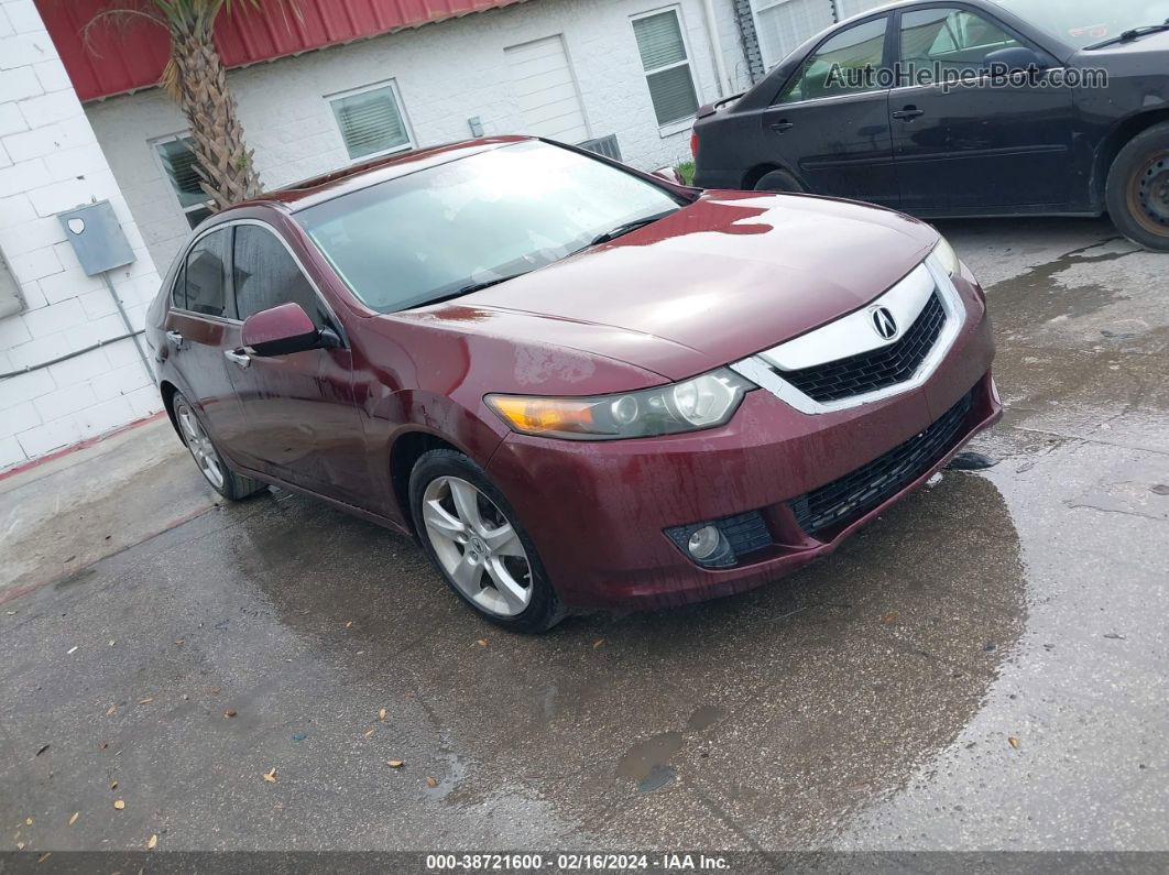 2010 Acura Tsx 2.4 Red vin: JH4CU2F61AC029496